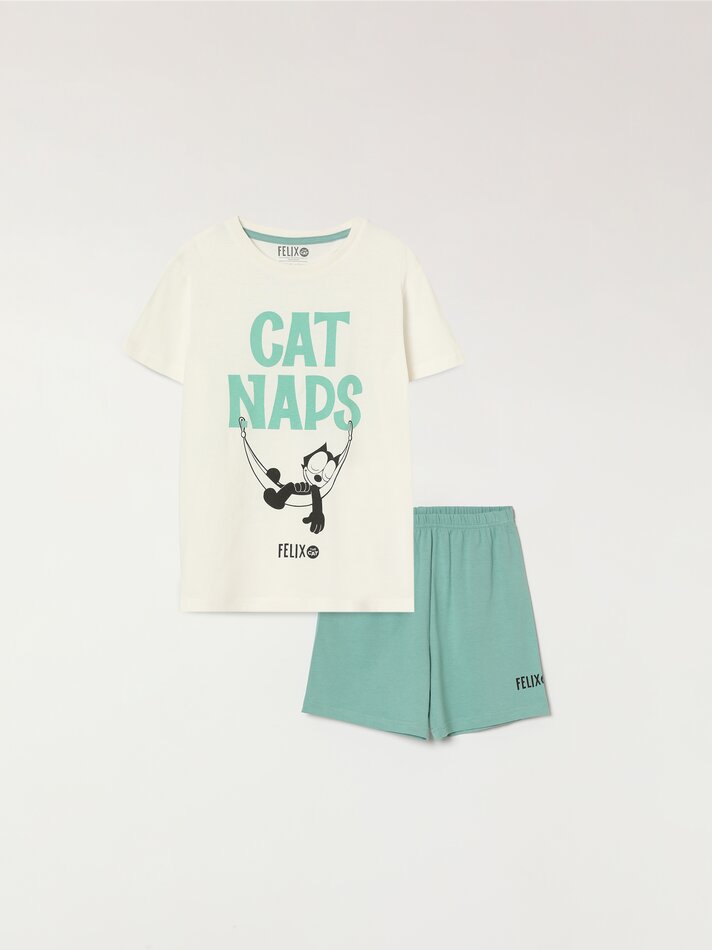 Pijama Felix the Cat - Branco