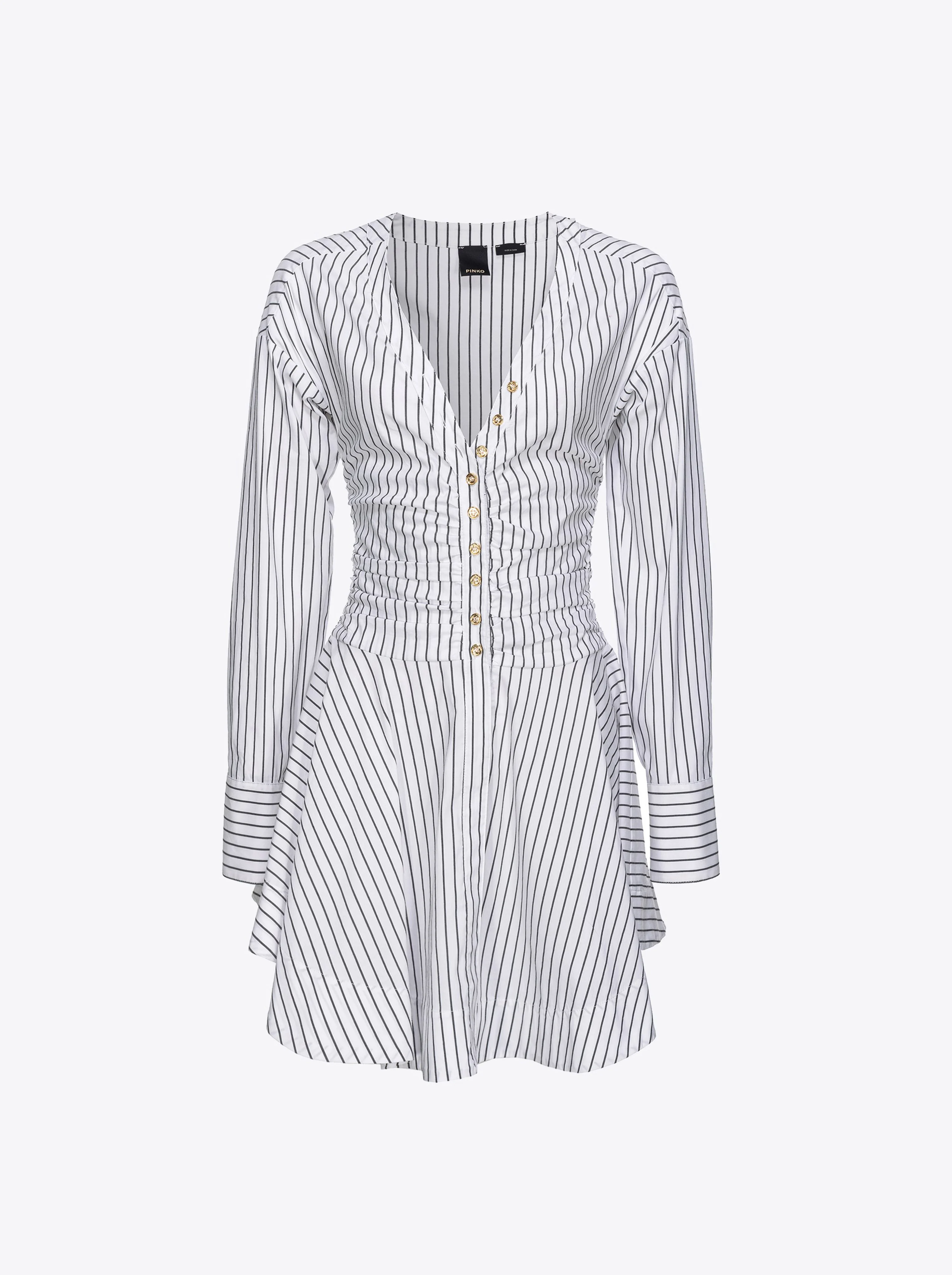 Robe chemise à rayures verticales | Rayé
