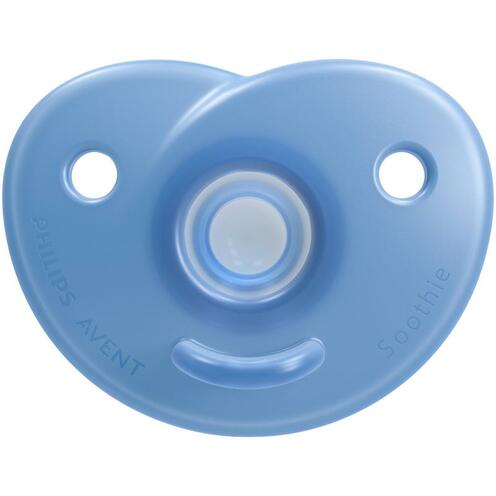 Lot de 2 Soothie cœur 0/3 mois Bleu/Bleu clair - AVENT