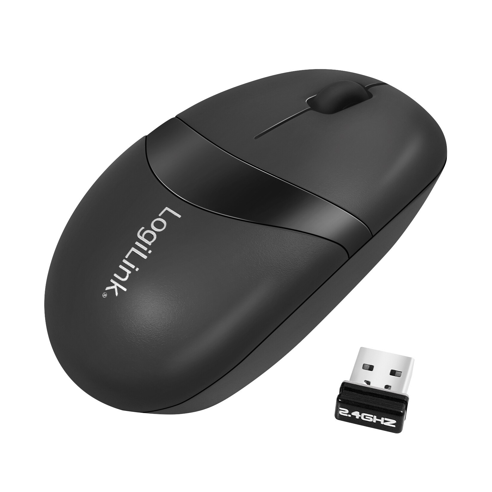LogiLink ID0069 Maus optisch Funk 2.4 GHz mit 3 Tasten - schwarz