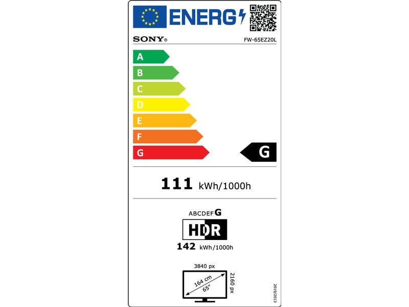Sony Public Display FW-65EZ20L 65 