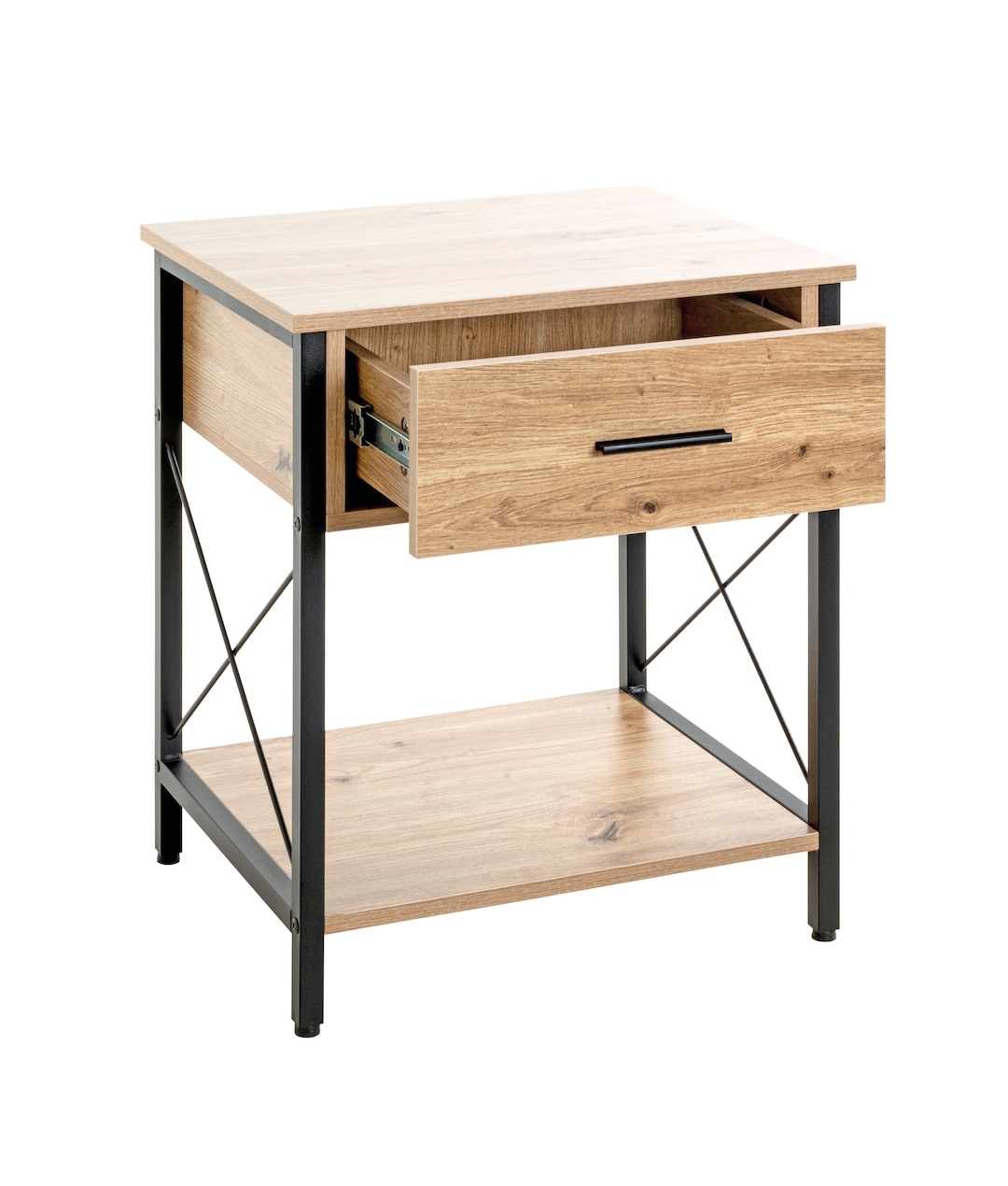 Konsole 45 x 40 cm braun/schwarz