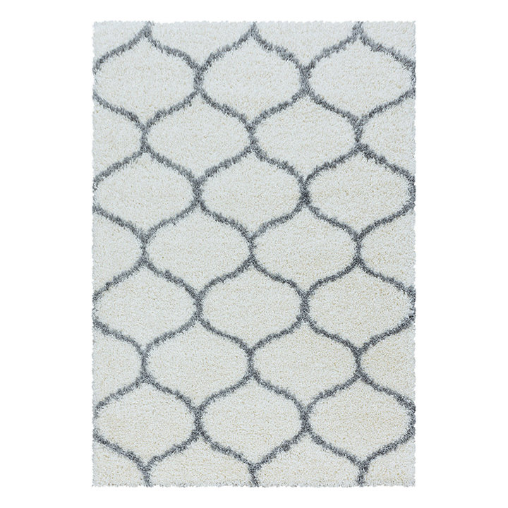 Berber vloerkleed - Agadir Circle Creme/Grijs | Warm