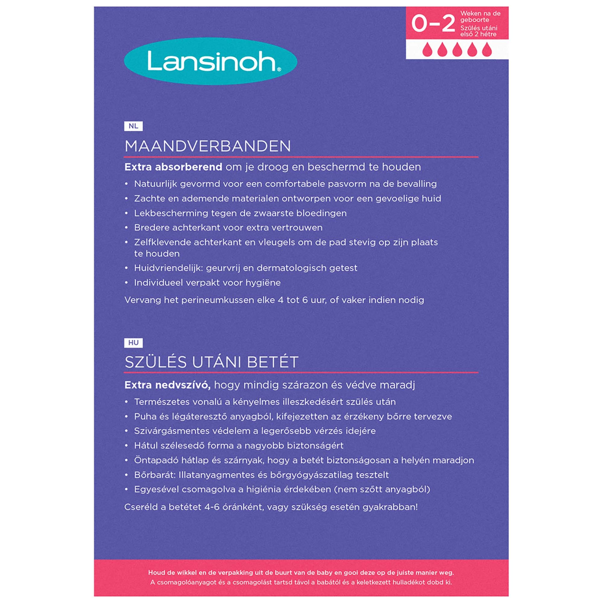 Lansinoh kraamverband Kraamproducten - kraamverzorging - Prénatal