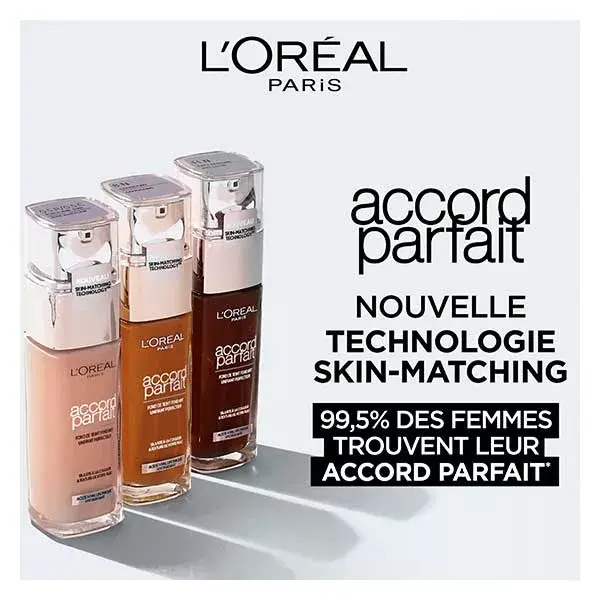 L'Oréal Paris Accord Parfait Fond de Teint Fluide N°5.5R Soleil Rose 30ml