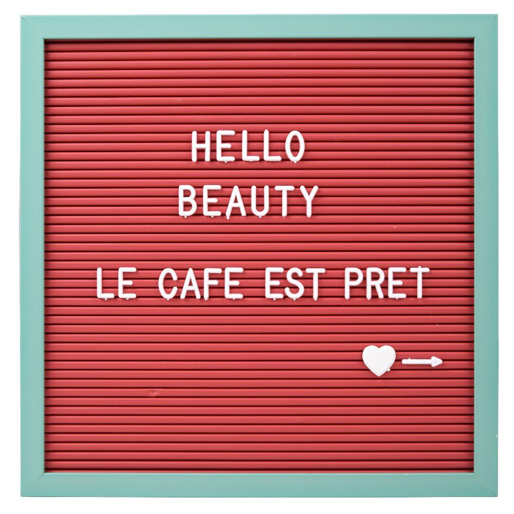 Tableau à message multicolore
