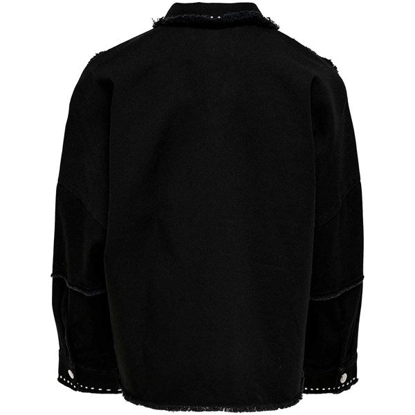 Køb Kids ONLY Black Frynse Skjorte Woxer