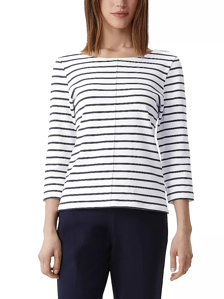 COMMA IDENTITY Langarmshirt blau