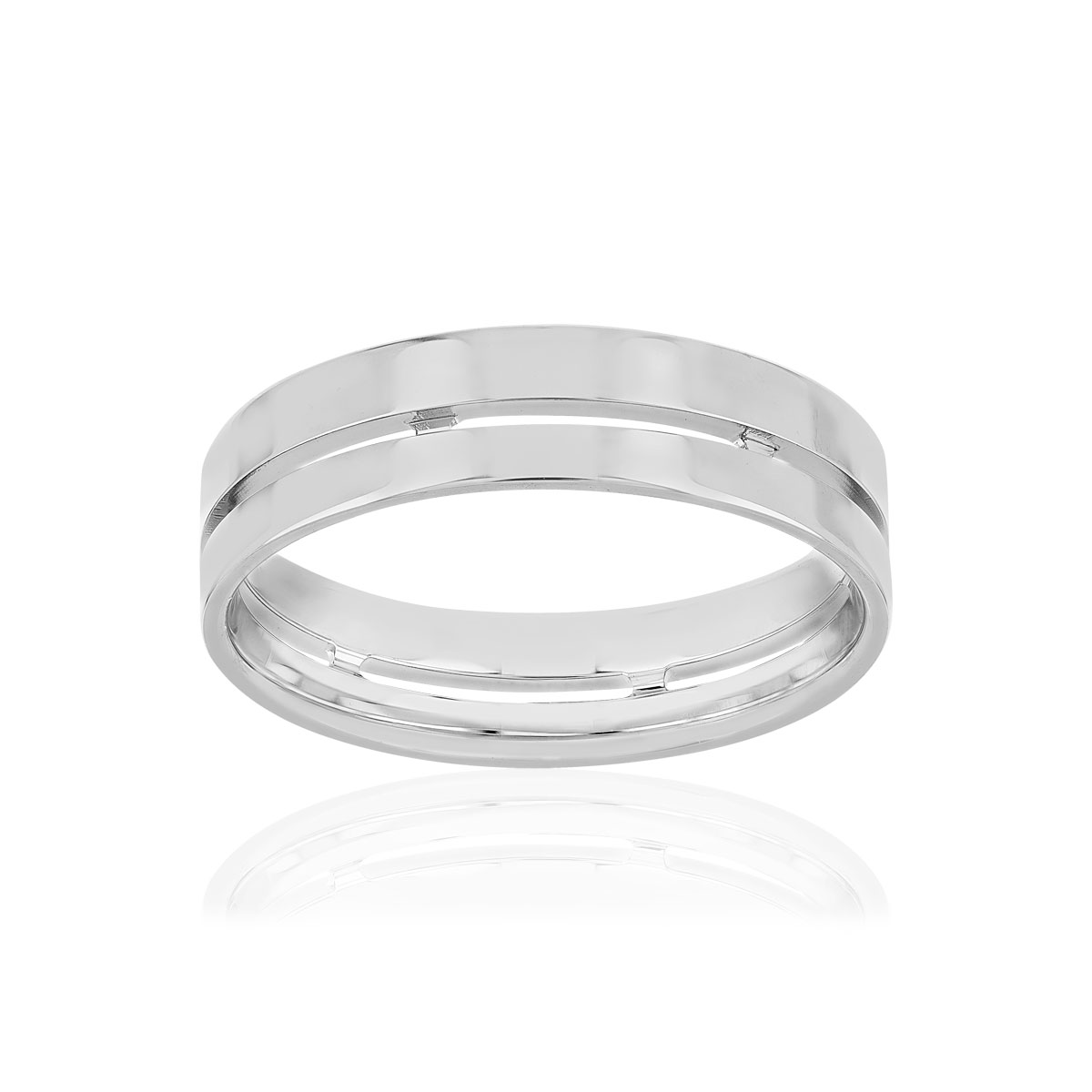 Alliance or 750 blanc