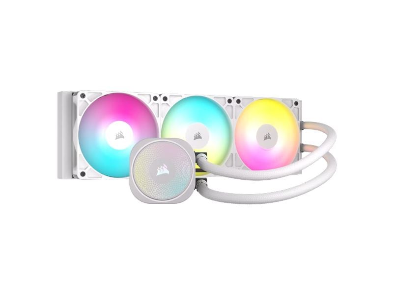 Corsair Wasserkühlung Cor Nautilus 360 RS ARGB Weiss Flüssig-CPU-Kühler mit ARGB-Lüfter