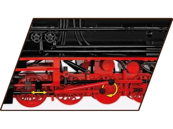COBI DR BR 52 Steam Locomotive, Byggesten, 10 År, 2747 stk