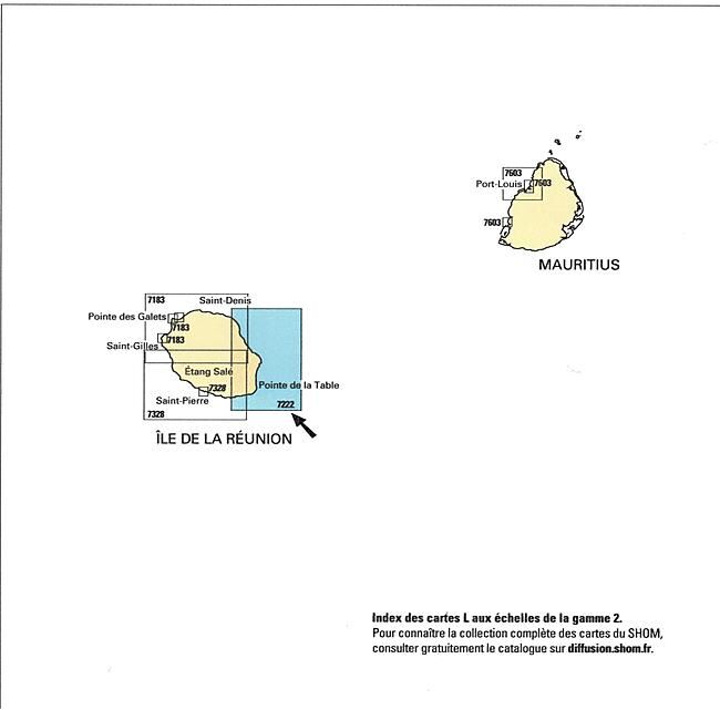 EPSHOM - 7222L LA REUNION