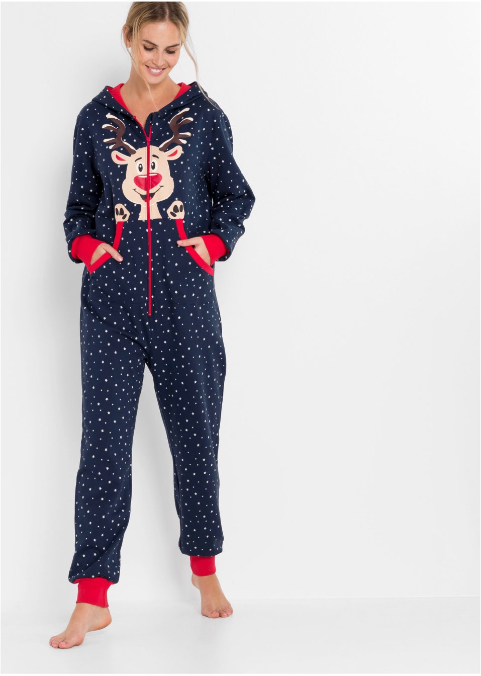 Combipyjama en sweat