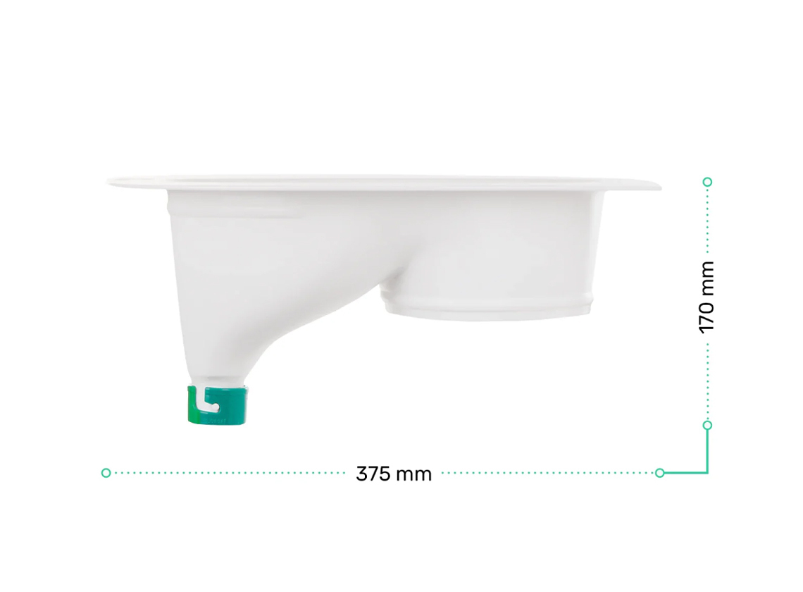 TROBOLO droogtoilet inzetstuk – white