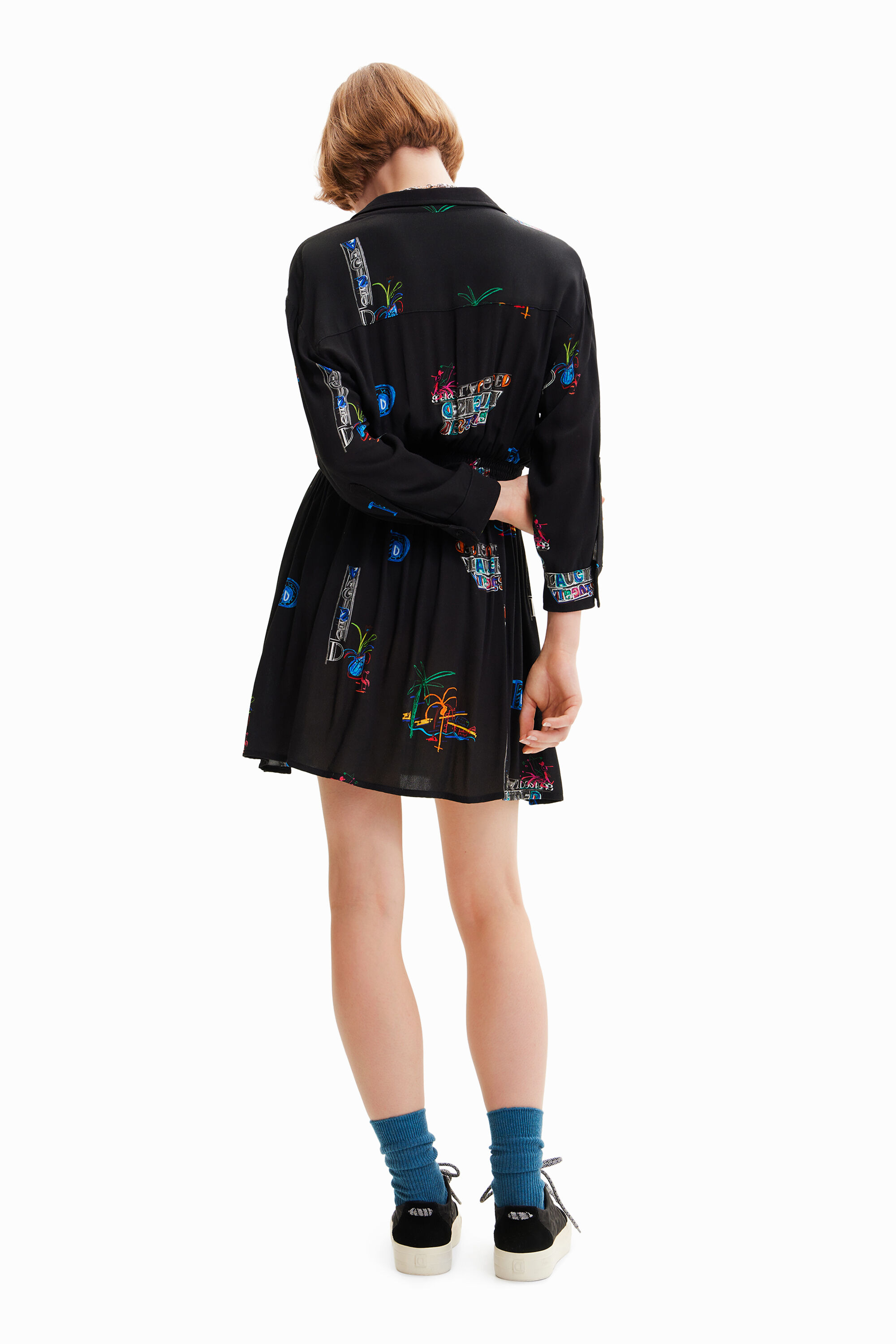 Robe-chemise courte illustrations