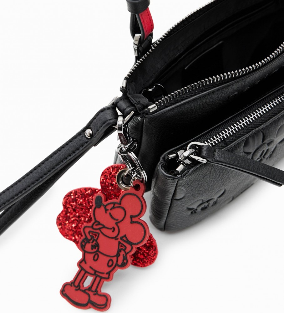 Desigual Carteira All Mickey Linda Preta