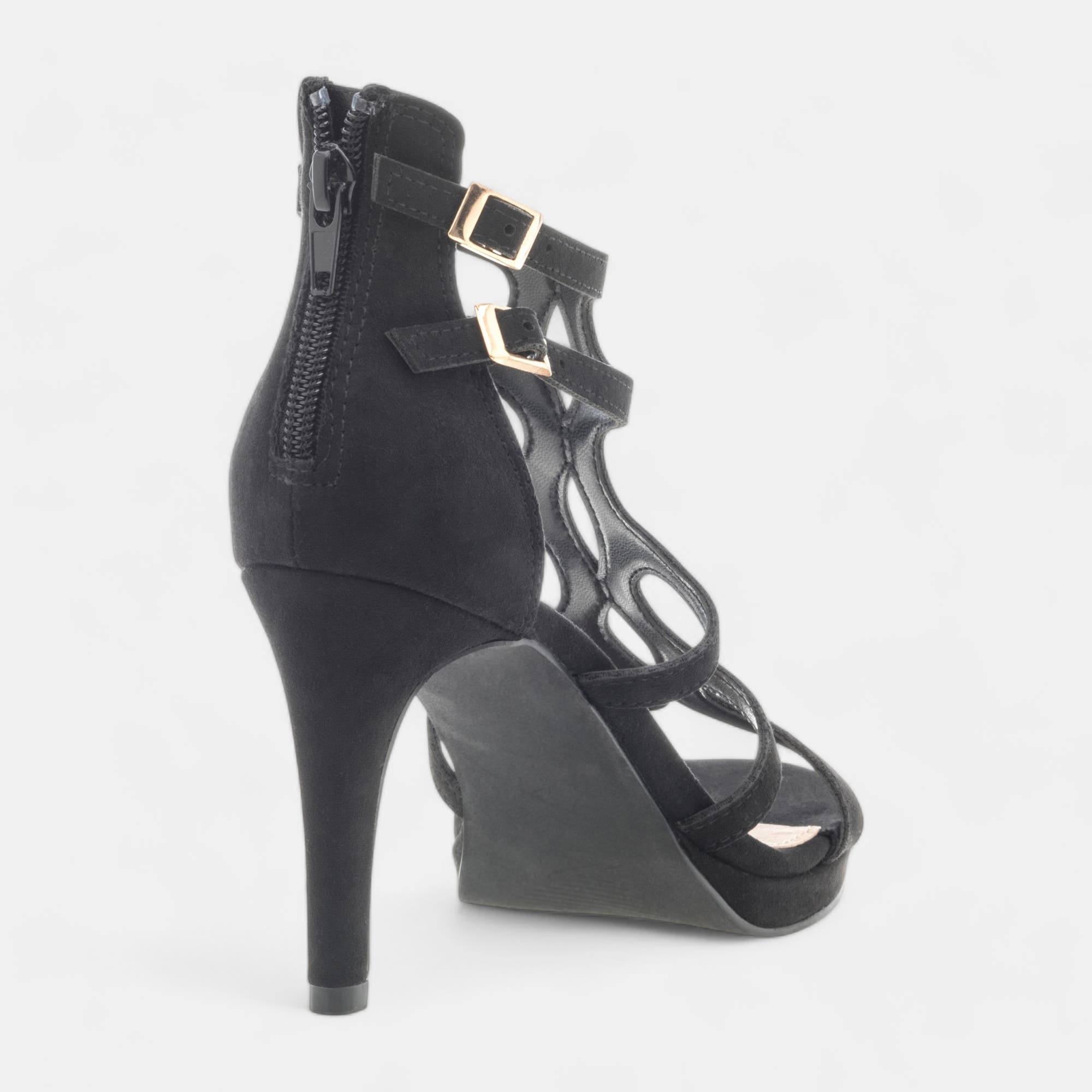 Nu-pieds à talon Femme noir