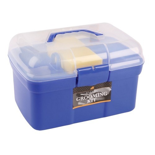 Kit de limpeza para cavalos Lincoln, azul