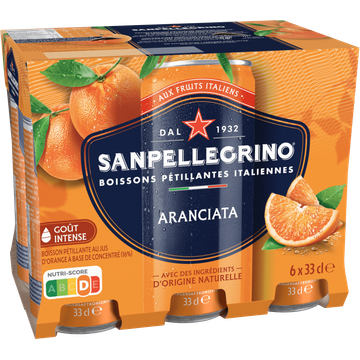 Sanpellegrino Limonade Aranciata 6 x 330 ml
