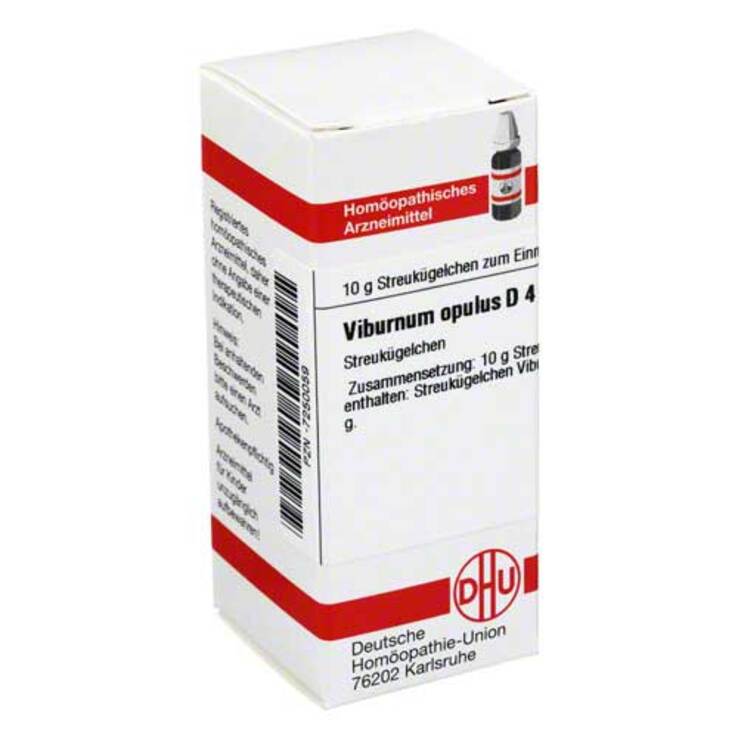 DHU Viburnum opulus D 4 Globuli, 10 g