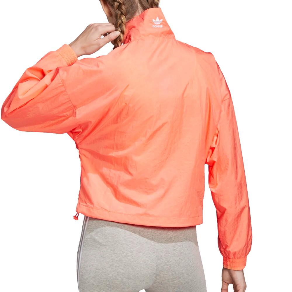Adidas Veste orange femme Adidas Large Logo