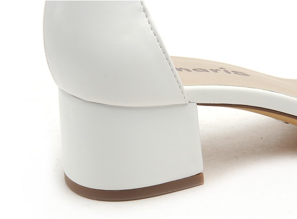 Tamaris nu pieds talons femme 28295 20 blanc