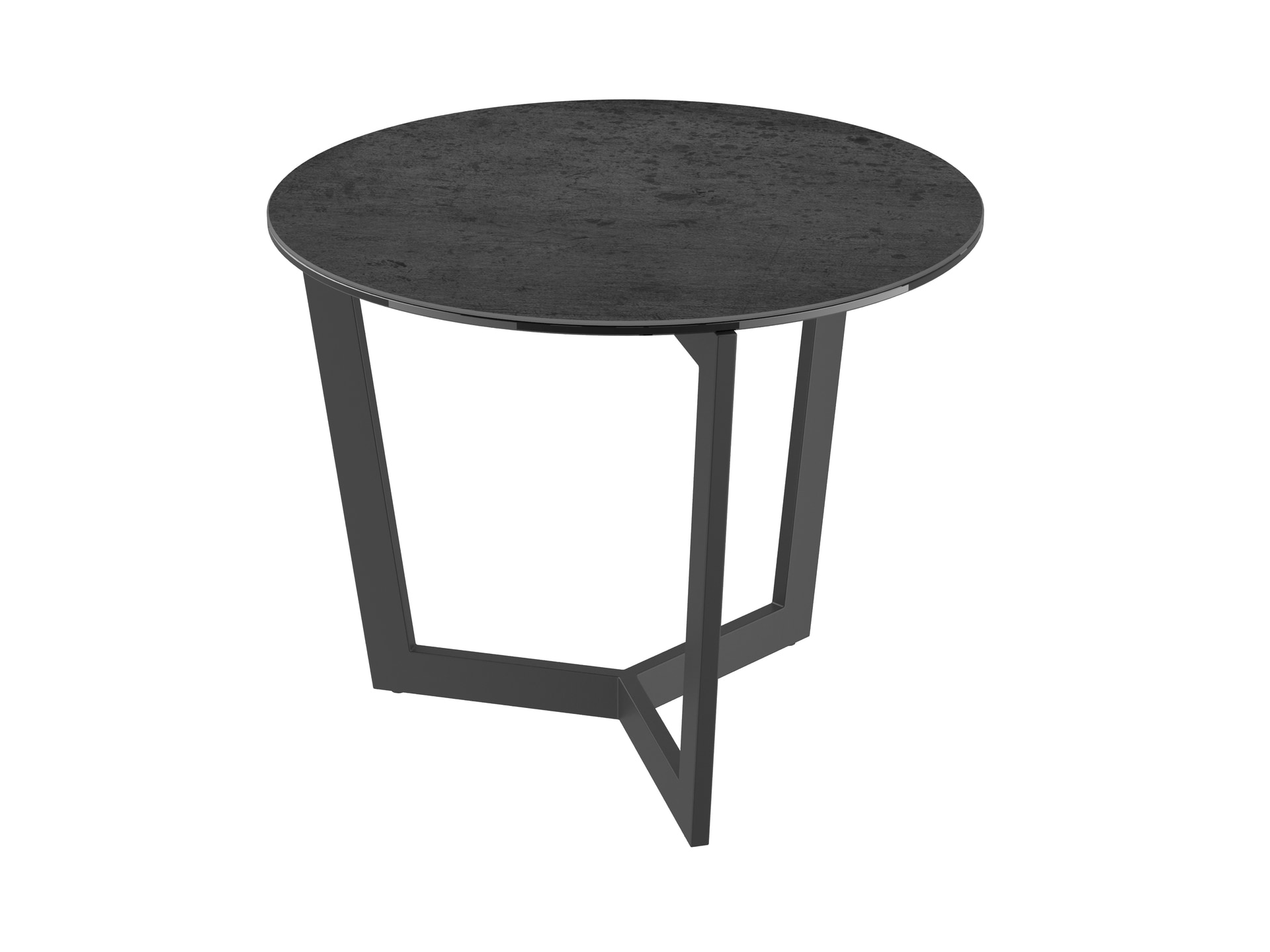 Puro Beistelltisch TAMARA LAQUE 55 cm titan grau