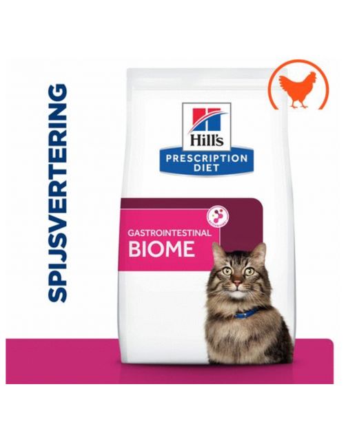 Hill's Prescription Diet Gastrointestinal Biome Digestive+ Fibre Care Zak Kip - Kattenvoer