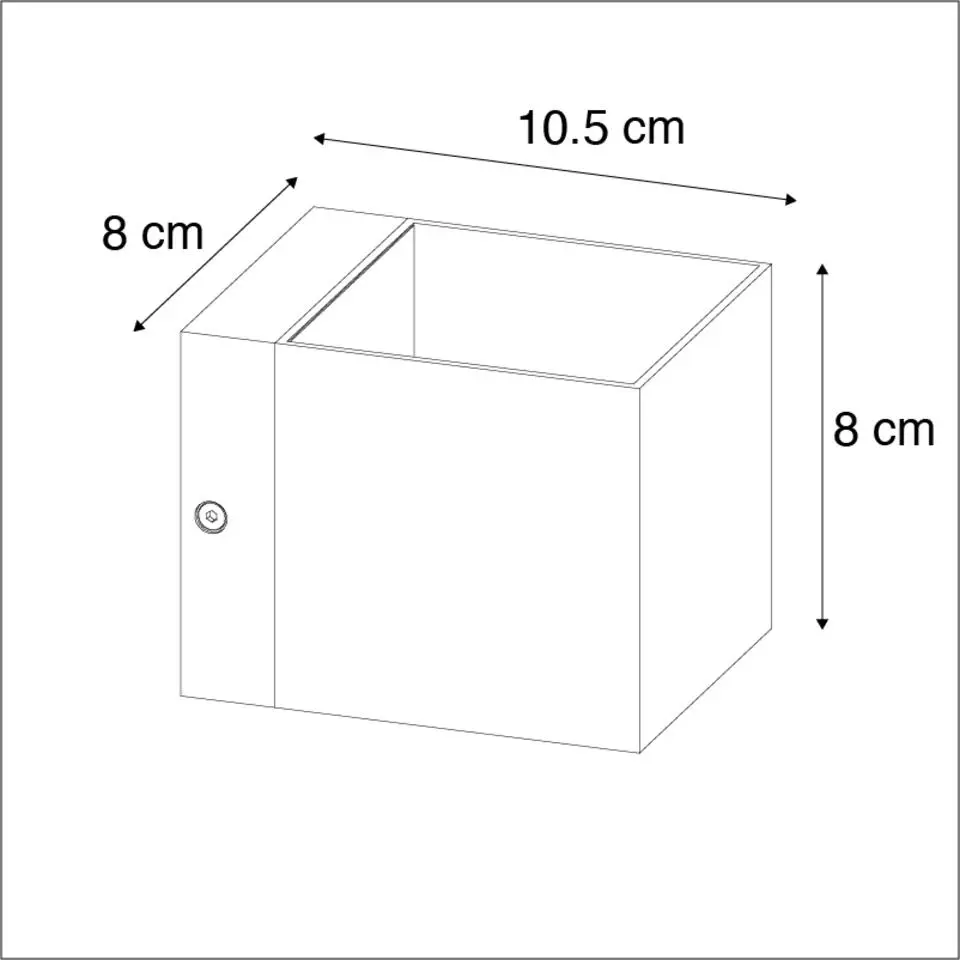 Qazqa wandlampen transfer zwart g9