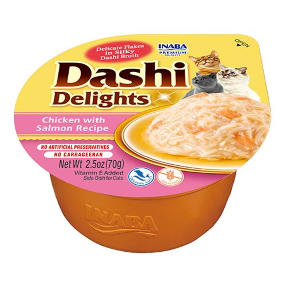 Ciao Dashi Delights Kattenvoer Nat Chicken & Salmon70 gr
