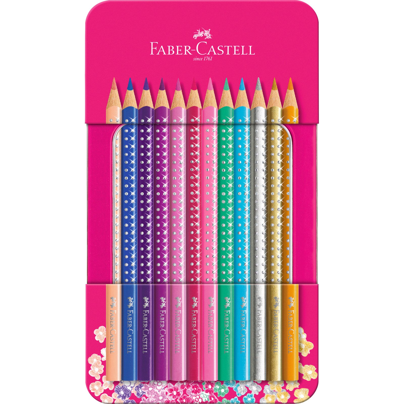 Faber-Castell Buntstifte Sparkle, 12 Stück