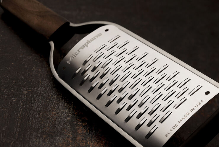 Microplane Master rivejern medium ribbe Brun & sølv