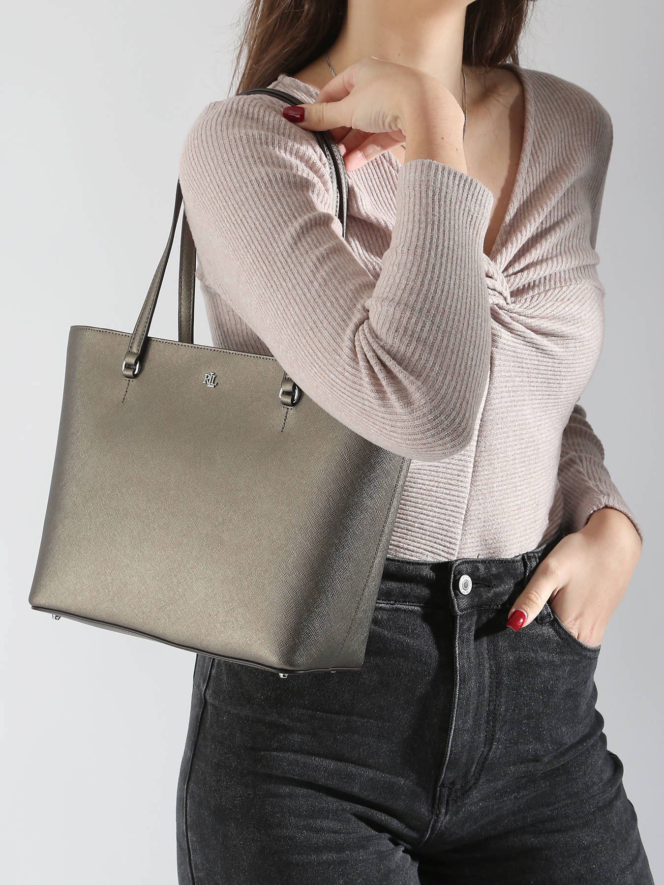 Sac port paule Medium Karly cuir LAUREN RALPH LAUREN