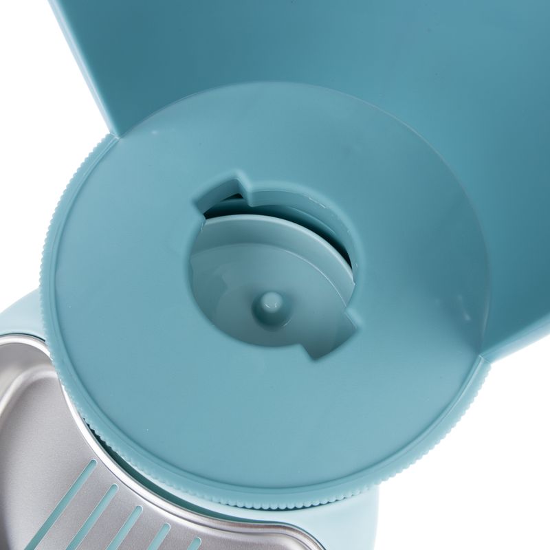 Distributeur d'eau et de nourriture TIAKI, bleu clair