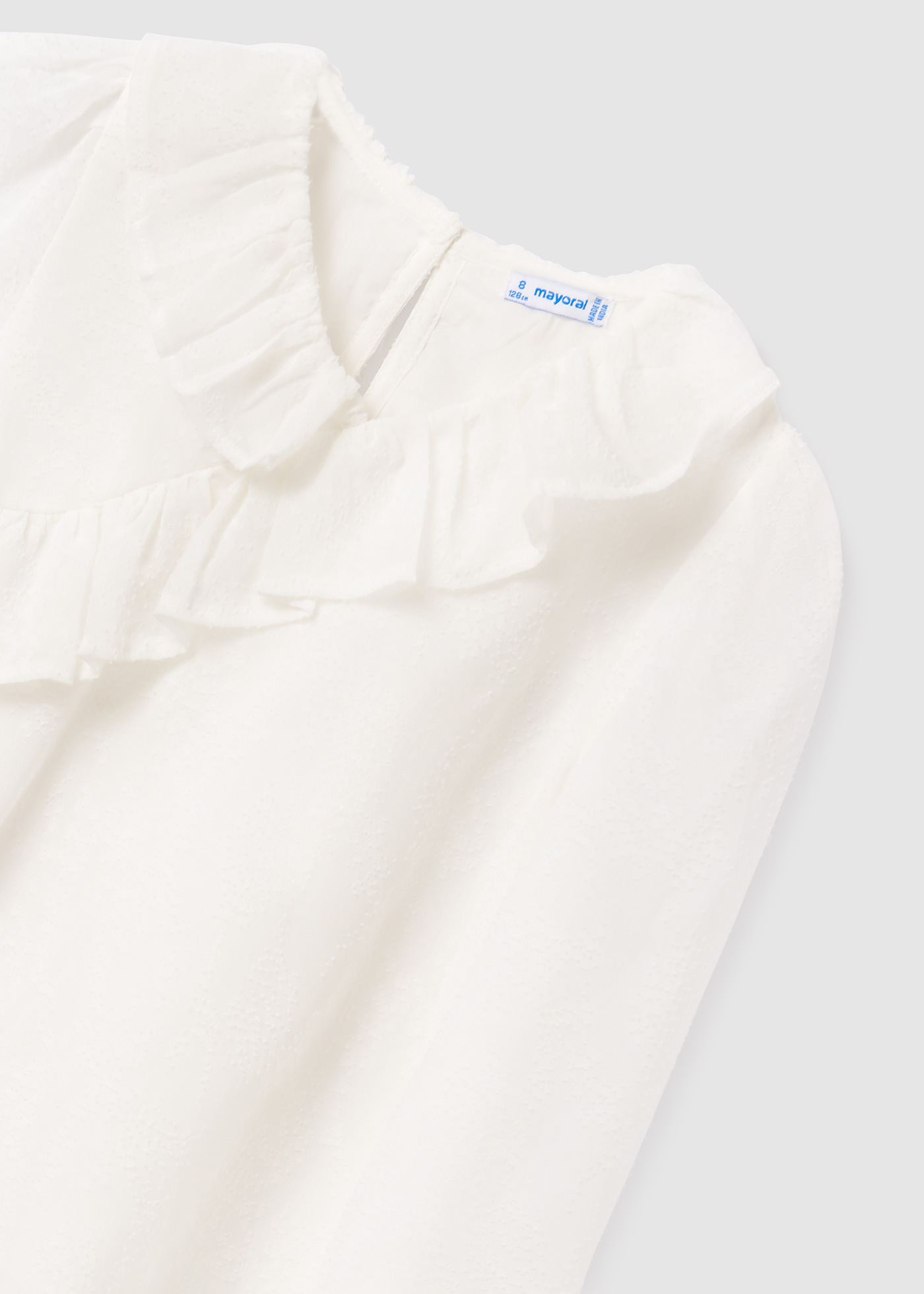 Blusa com babados para menina