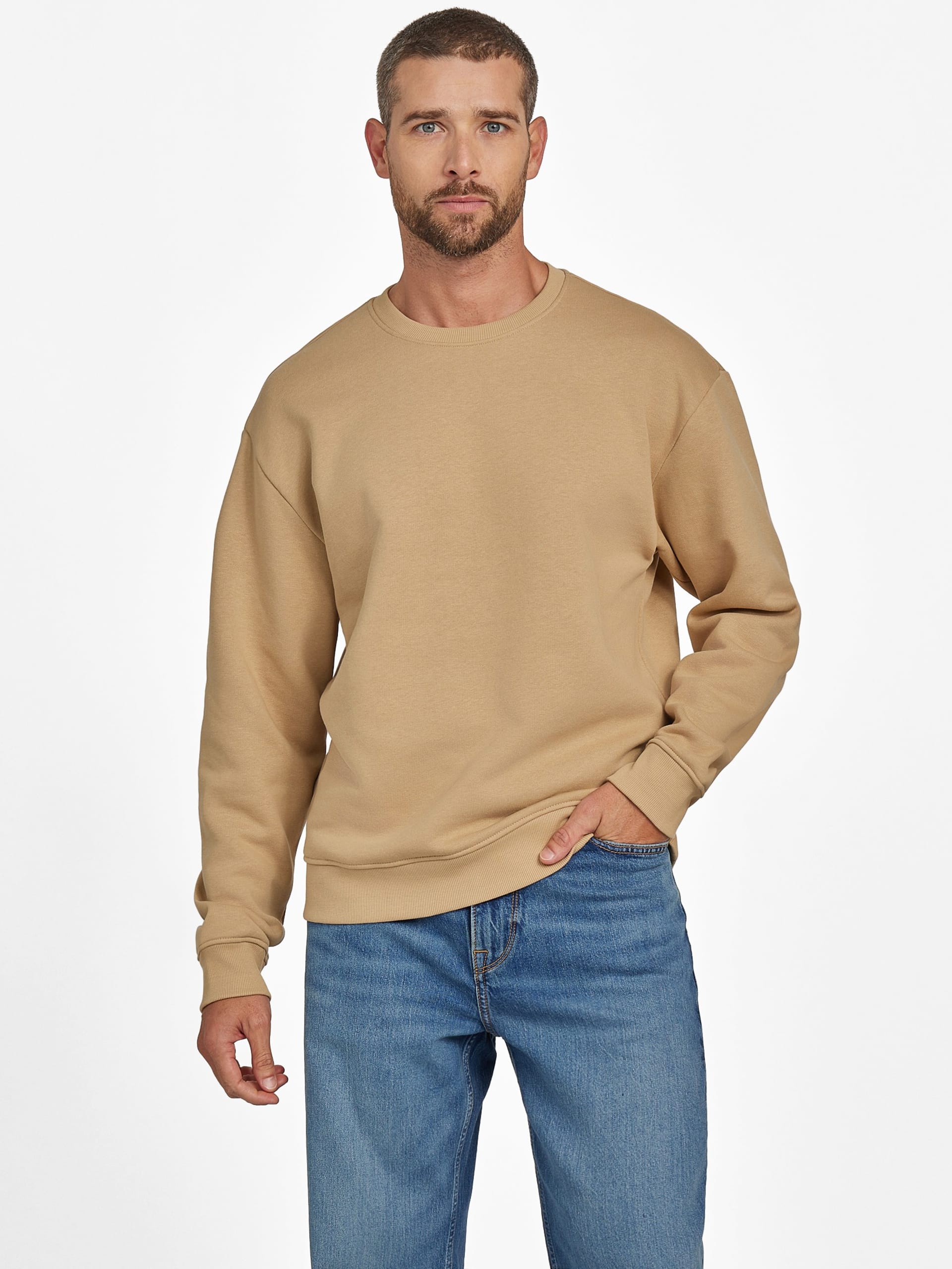 Moletom Eco 1981 Label com gola redonda