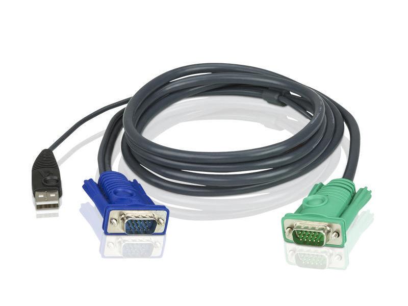 Aten KVM-Kabel 2L-5203U USB-VGA-KVM-Kabel, 3 m