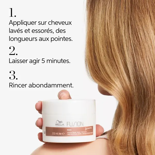 Máscara Wella Professionals Fusion Intense Repair para Cabelos Danificados e Frágeis 75ml