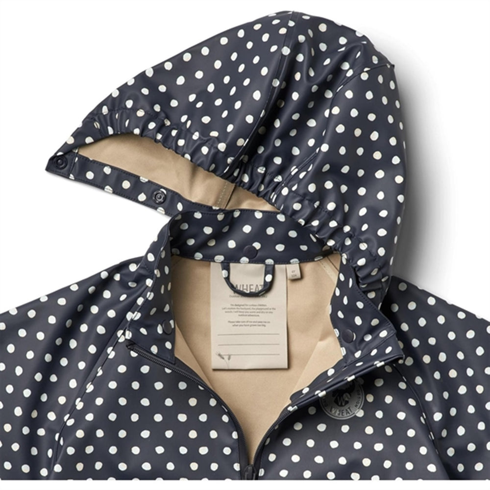 Regnjakke Charlie Ink Dots - Wheat → Luksusbaby.dk