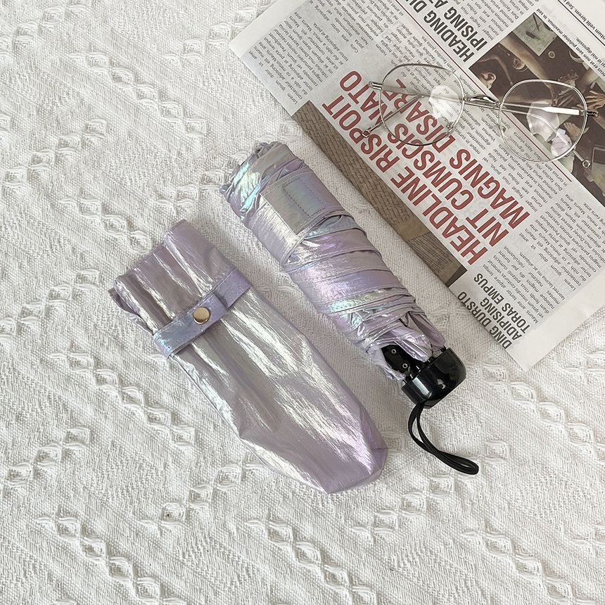 Fenmo - Compacte paraplu met effen glitter
