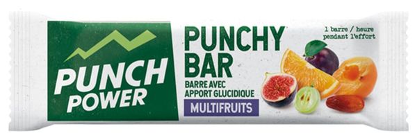 Punch Power Punchybar - Barre énergétique - Multifruits - Lot de 40