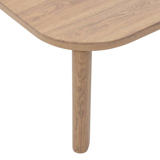 Table basse de jardin rectangulaire MANISSA Effet bois