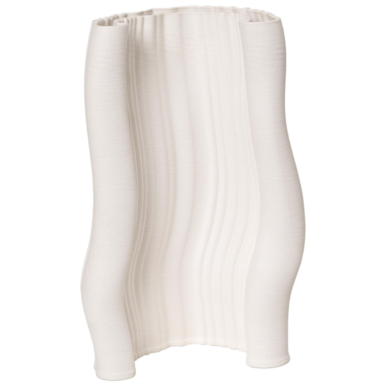 Ferm Living Moire vaas H30 off white
