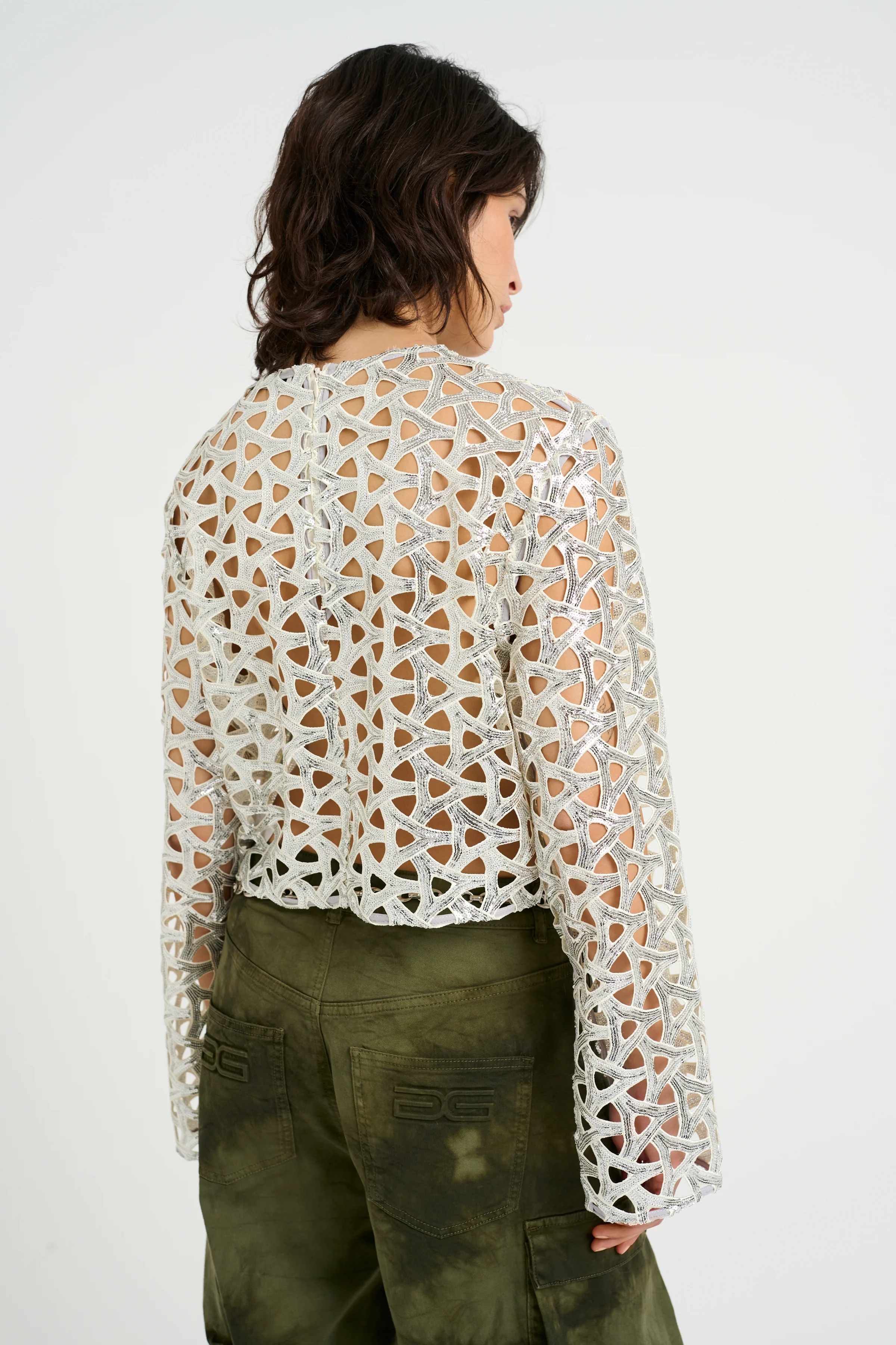 GESTUZ  AmeliaGZ LS bluse - Silvershine