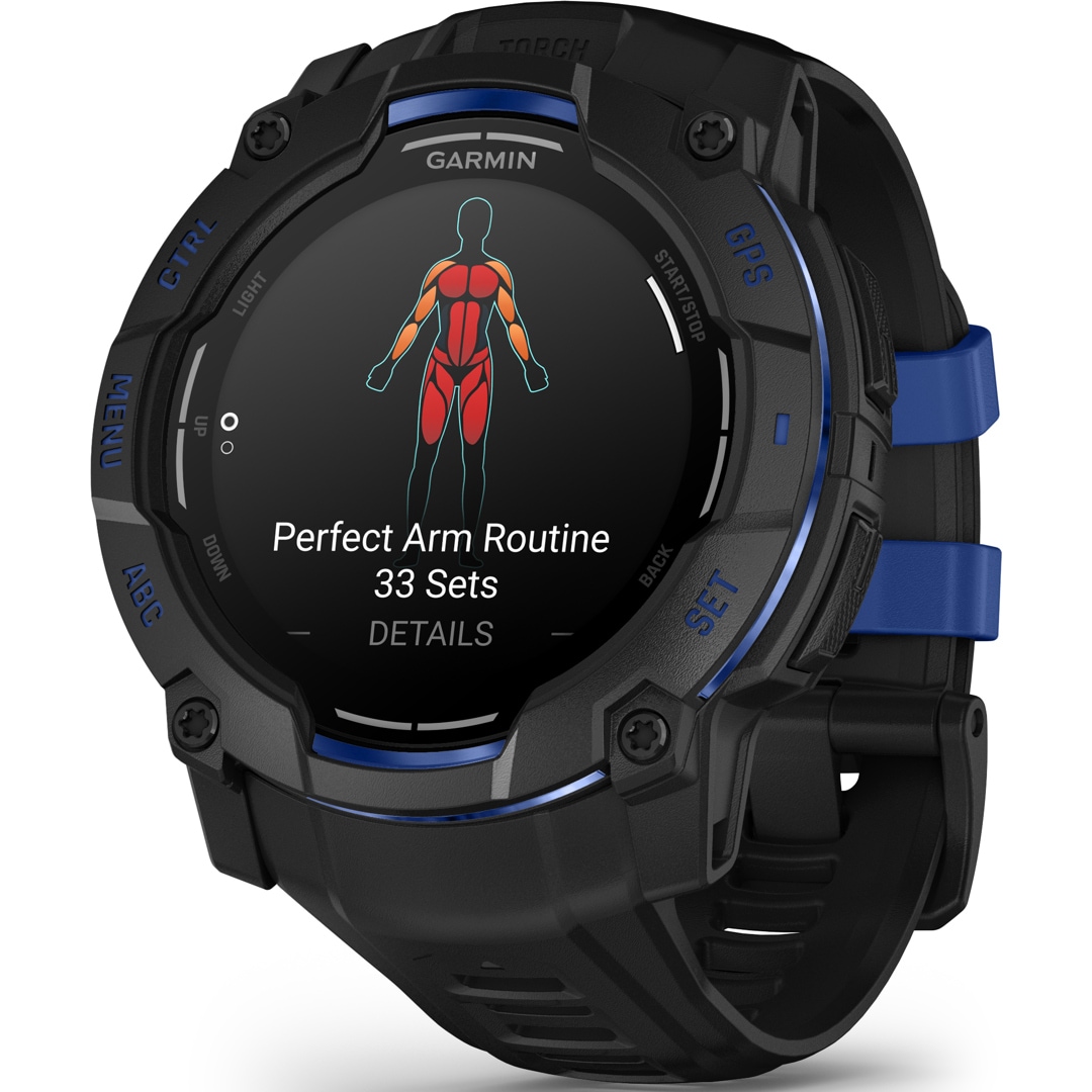 Garmin Instinct 3 – 50mm AMOLED Bolt Blue