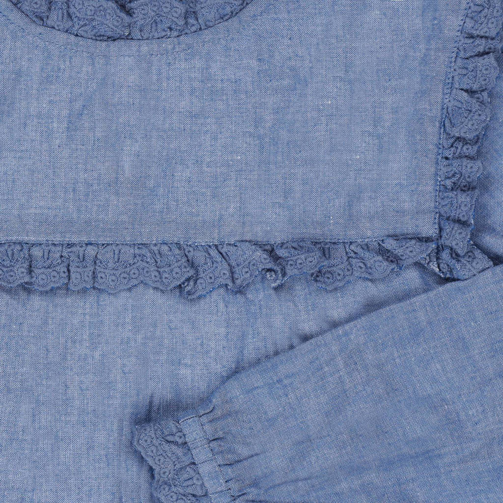 Tumble 'n Dry top Snowdrop van katoen blauw