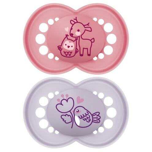 Lot de 2 sucettes Original nature dès 6 mois - Coloris aléatoire - MAM