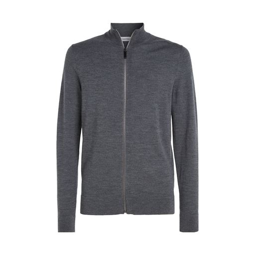 Calvin Klein Langærmet Pullover, Dark Grey Heather, XXL