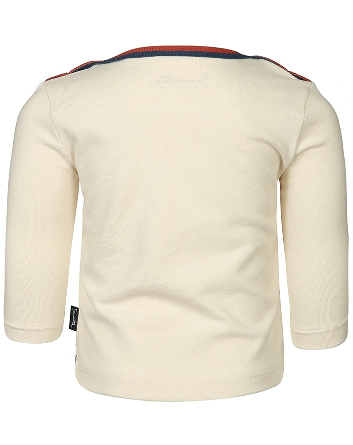Langarmshirt RUSH HOUR in cream