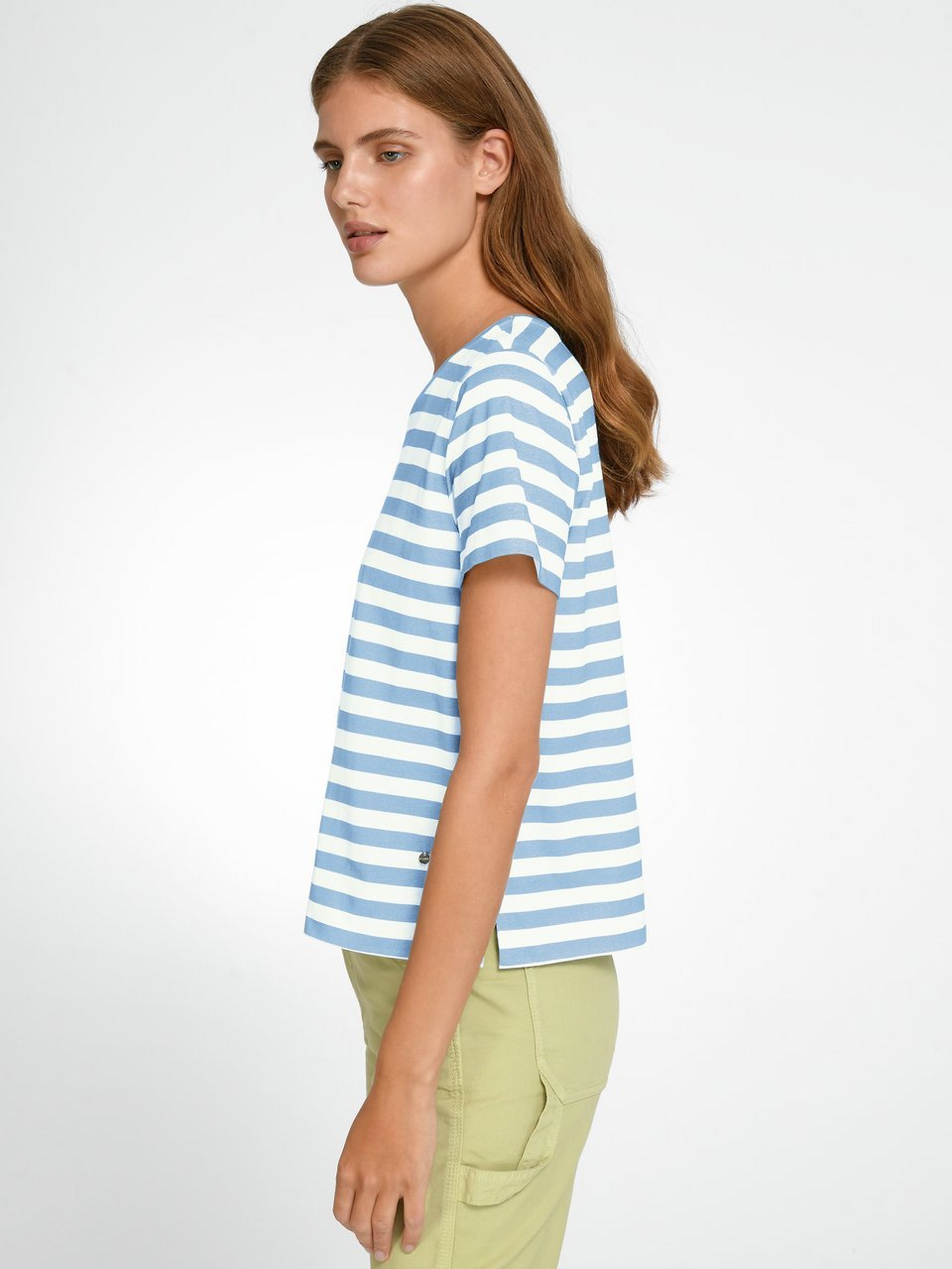 Rundhals-Shirt mit 1/2-Arm